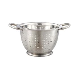 SS 3QT Multi-Use Colander for Straining, Draining & Rinsing Pasta, Fruits or Vegetables