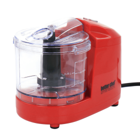 Better Chef 1.5-Cup Mini Chopper Food Processor (Color: Red)