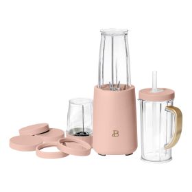 Personal Blender Set with 12 Pieces, 240 W (Color: Rose)